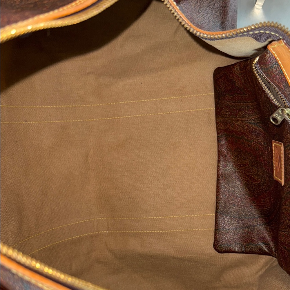ETRO Brown Travel Duffel Bag - Picture 10 of 12